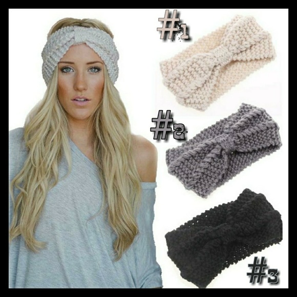 Moon Goddess Boutique Accessories - Trending! Crochet bow tie stylishly hair band! 🌛
